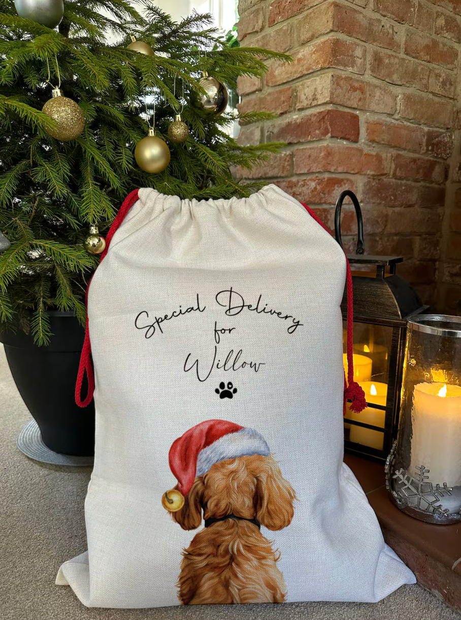 Personalised Christmas Sack For Dogs